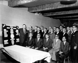 Chamber of Commerce members, Santa Rosa, California, 1962