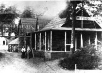 Summit House viewed from Mt. Tamalpais, circa 1890s