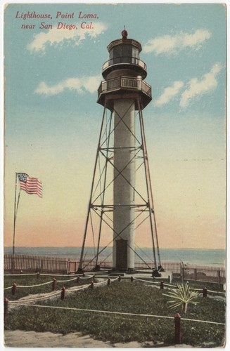 Lighthouse, Point Loma, near San Diego, Cal