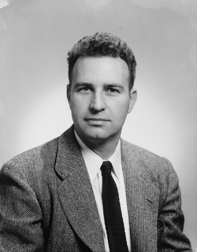 Robert S. (Robert Sinclair) Dietz (1914-1995) he served as an adjunct professor at the Scripps Institution of Oceanography from 1950-1963, he many significant contributions in the fields of geology, marine geomorphology, and oceanography. He was well known for his advocacy of continental drift and for the term "sea-floor spreading," which he coined. Circa 1952