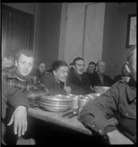 Barracks Helsinki [Men in dining hall]