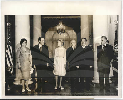 Nixons at Banquet with Soviet Elite