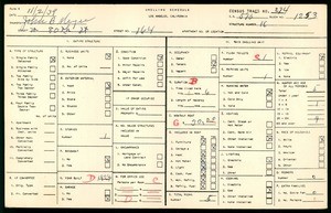 WPA household census for 164 West 80th Street, Los Angeles County