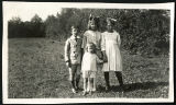 Photograph of Marie-Louise Genay with friends