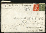 Envelope to Mildred Veitch, 1918 August 8