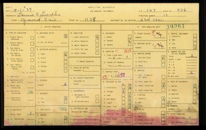 WPA household census for 1138 S GRAND VIEW, Los Angeles