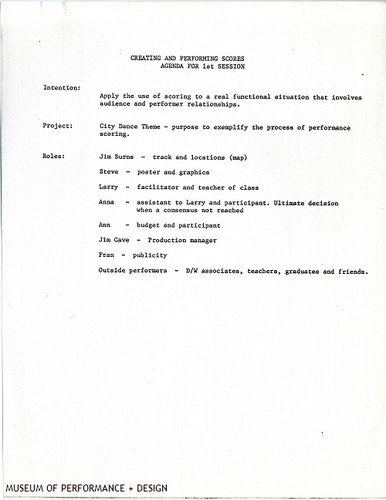 "Creating and Performing Scores," 1978