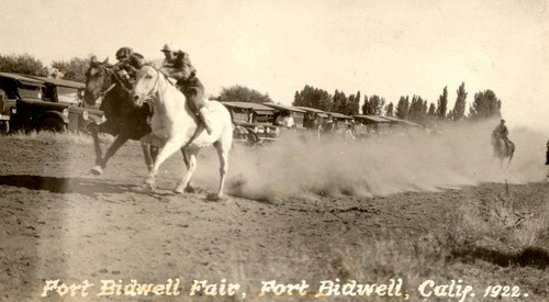Horse Racing at Fort Bidwell Fair