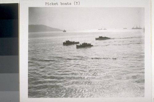 Picket boats [?]