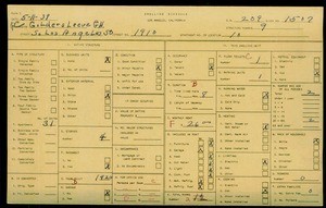 WPA household census for 1910 S LOS ANGELES, Los Angeles