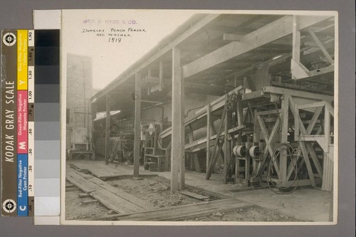 Dunkley Peach Peeler and Washer, 1919