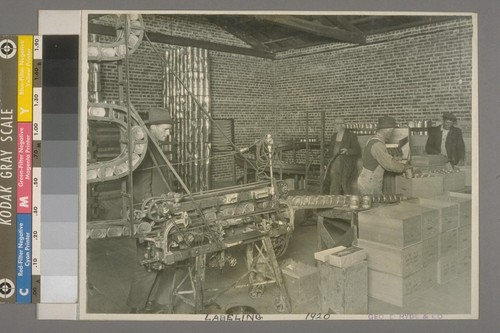 Labeling, 1920