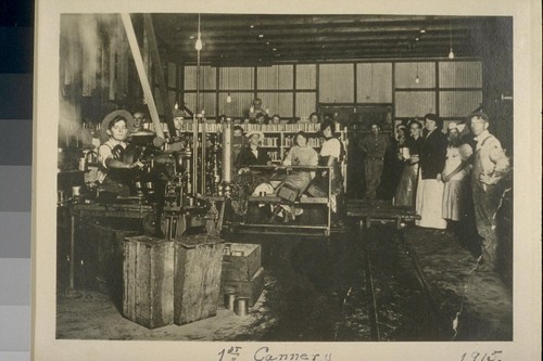 1st. Cannery, 1915