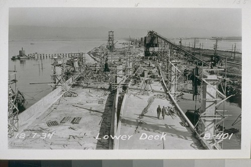 Piers E23-39, E23A-27A; East Bay Approach, Lower Deck, 1934--No. 1-144