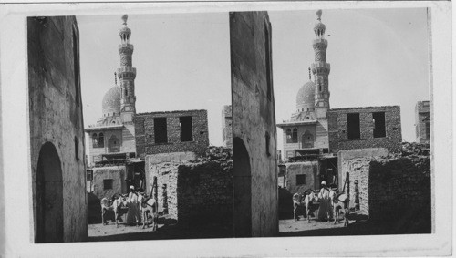 A Glimpse of the Mosque Kait Bay from the North, Cairo, Egypt