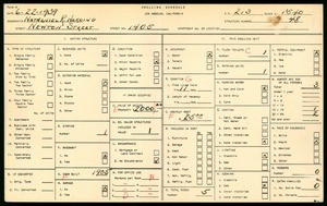 WPA household census for 1405 NEWTON ST, Los Angeles