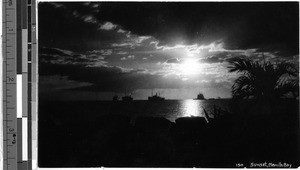 Sunset, Manila Bay, Philippines, ca. 1920-1940