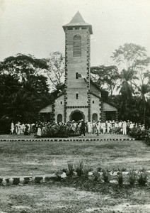 Inauguration of the church of Ngomo, in Gabon
