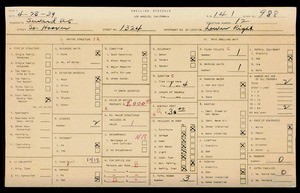WPA household census for 1324 S HOOVER, Los Angeles