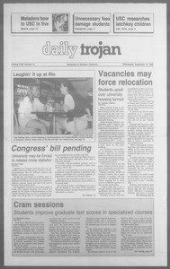 Daily Trojan, Vol. 113, No. 12, September 19, 1990