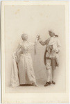 [Unidentified man and woman pose in Eighteenth Century dress]