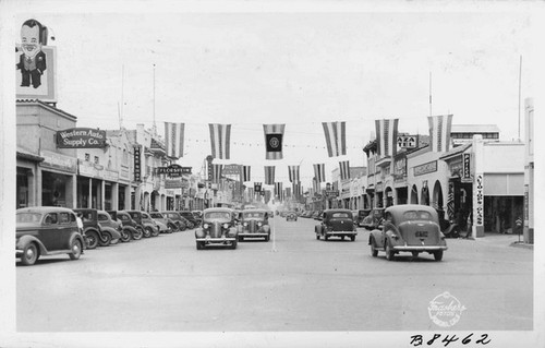 Main St. Brawley [Caption from Frasher Indexes]