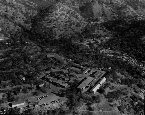 Aerial Views, Ash Mountain Headquarters. Buildings and Utilities