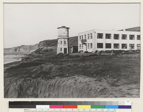 San Diego campus. First building constructed was completed in 1910, a two-story cement structure containing three laboratories, a small library amd a public aquarium-museum. The structure was designated the George H. Scripps Building in memory of Miss Scripps' deceased brother