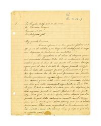 Letter from Miguel Venegas to Francisco Venegas, October 31, 1929