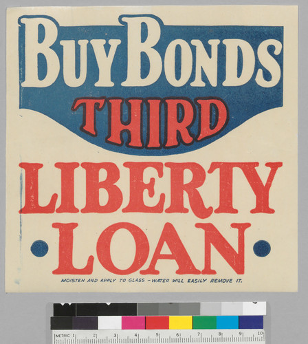 Buy Bonds Third Liberty Loan