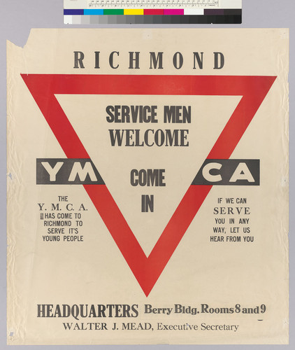 Richmond: Service men welcome, come in: YMCA