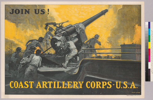 Join us!: Coast Artillery Corps: U.S.A