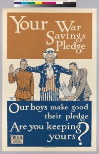 Your War Savings Pledge: Our boys make good their pledge: Are you Keeping yours?