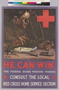 He can win!: The Federal Board provides training: consult the local; Red Cross Home Service Section