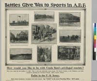 Battles Give Way to Sport in A.E.F.: Enlist in the U.S. Army