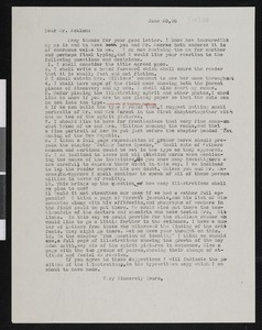Hamlin Garland, letter, 1938-06-20, to George Moreby Acklom