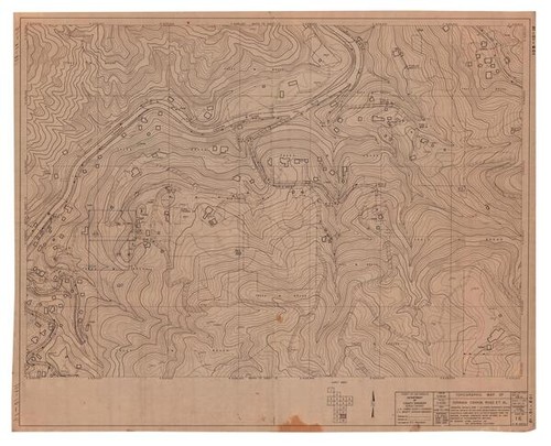 Topographic map of Topanga Canyon Rd, et. al., 1964