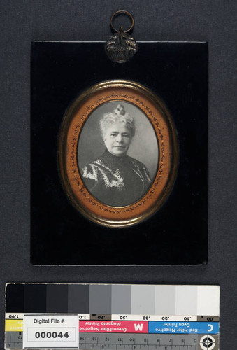 Framed portrait of Eliza A. Otis