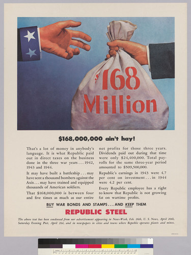 $168,000,000 ain't hay!: Republic Steel