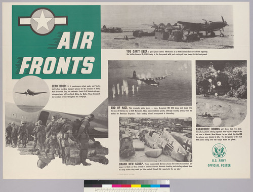 Air Fronts: Zero Hour!: You can't keep: End of Nazi: Brand new scrap: Parachute bombs