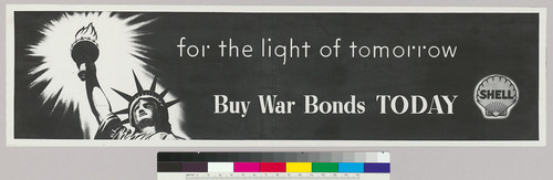 For the light of tomorrow: Buy war bonds today: Shell