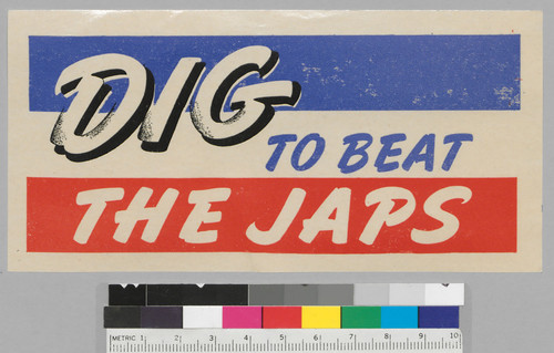 Dig to beat the Japs