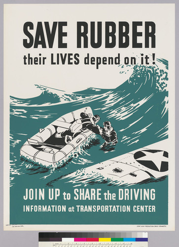 Save Rubber: Their lives depend on it!: Join up to share the driving: information at transportation center