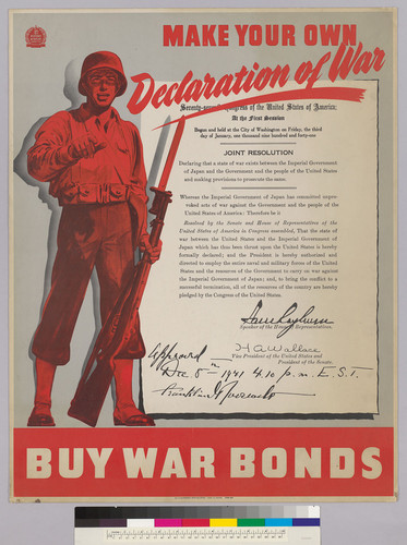 Make your own Declaration of War: Buy War Bond