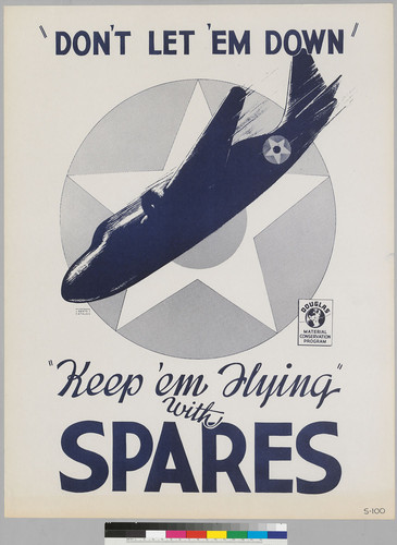 "Don't let 'em down": "Keep 'em flying" with spares