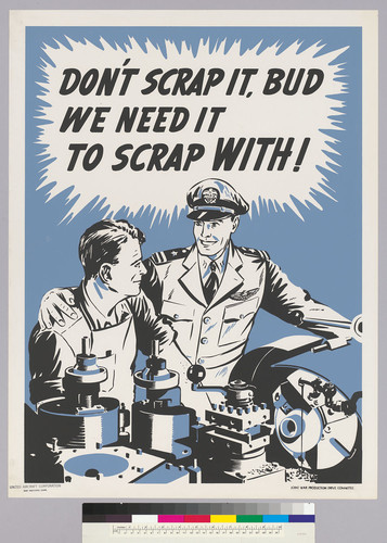 Don't scarp it. Bud We need it to scrap with!