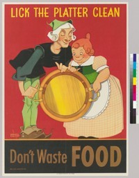 Lick the platter clean: Don't waste food