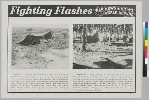 Fighting Flashes: War News & Views World Around: Germany and South Pacific