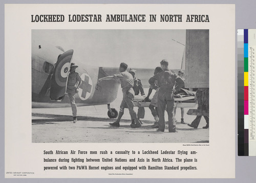 Lockheed Lodestar Ambulance in North Africa