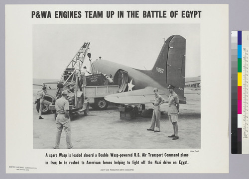 P & W A Engines Team up in the Battle of Egypt